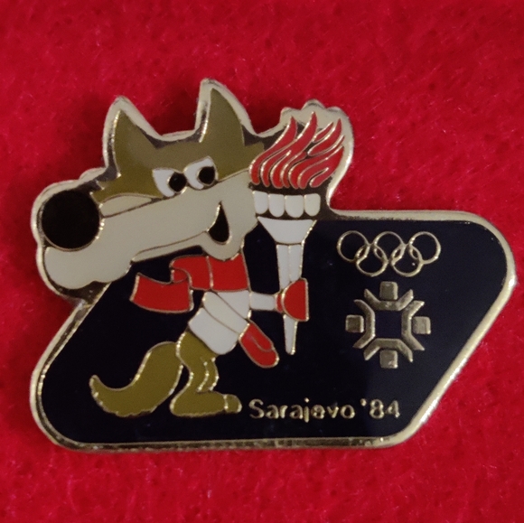 Collection of 1980's Olympic/Paralympic/Media Pins - Picture 7 of 12